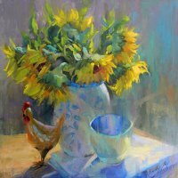 sunflowers giclee print