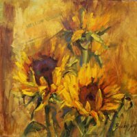 sunflowers giclee print