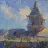 Arles France Church painting