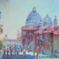 Venezio Veneto Italy oil painting