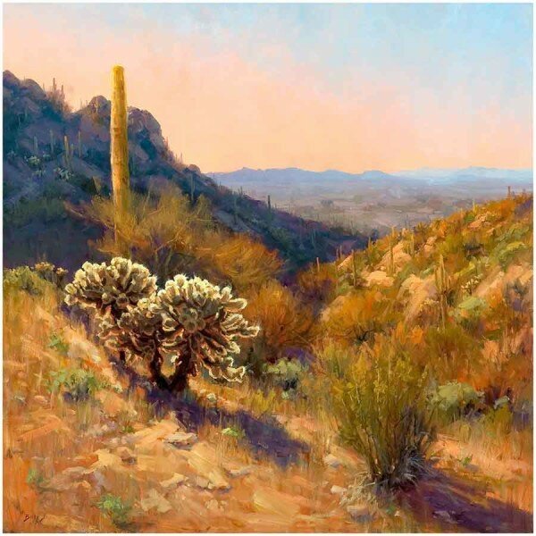 southwest desert oil painting